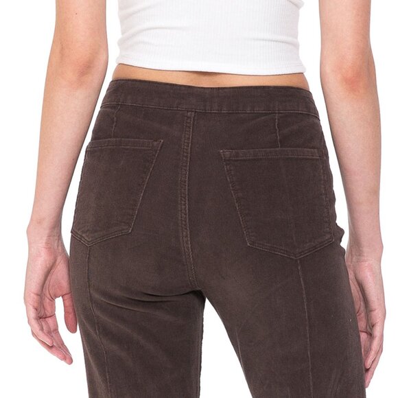 Angry Rabbit Corduroy Pin tuck detail Flare - Picture 5 of 5